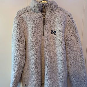 Michigan Fuzzy Quarter Zip